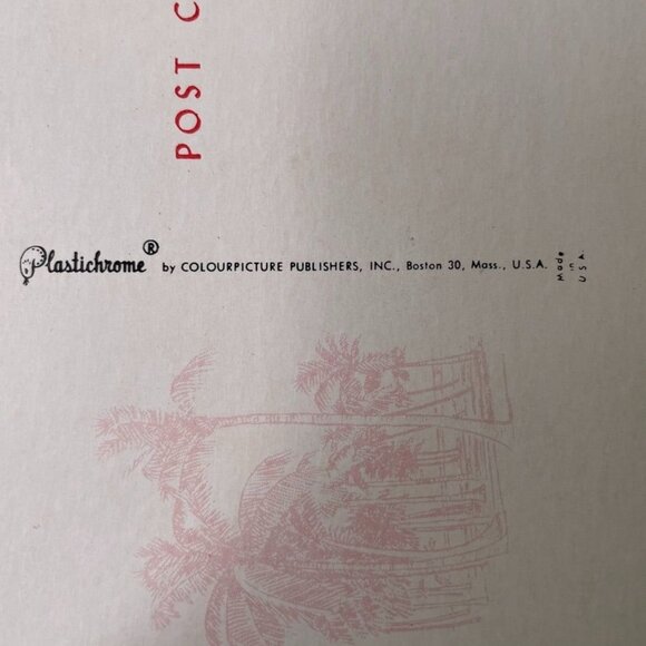 Vintage Postcard Greetings Florida Pictorial State Map Sightseeing u Sunshine St - Picture 4 of 4